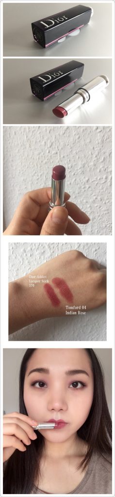 Dior唇膏新品Dior Addict Lacquer Stick 570&877试色以及妆容搭配