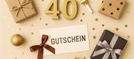 Gutschein zum 40. Geburtstag – 100 kreative Ideen für Männer und Frauen