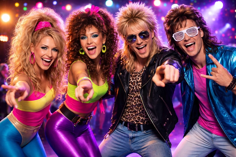 80er-Jahre-Kostüm – coole Auswahl für Karneval & Fasching 2026